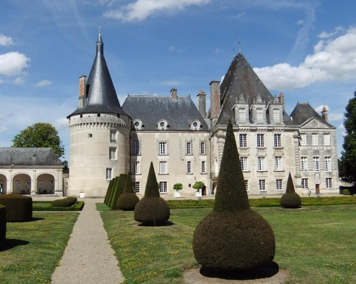 Castle Park and Gardens of Azay-le-Ferron, France